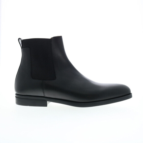 Bruno Magli Byron BM3BYRA0 Mens Black Leather Slip On Chelsea Boots 12