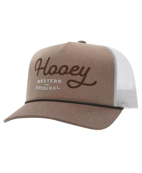 Men's Tan/ OG High Profile Trucker Snapback Hat