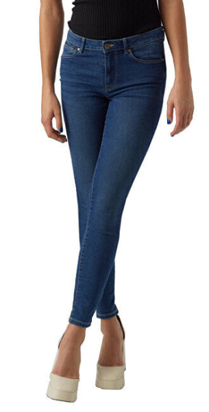 Dámské džíny VMJUDE Slim Fit 10278817 Medium Blue Denim