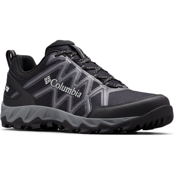 Мужские кроссовки спортивные треккинговые черные  текстильные низкие демисезонные  Columbia Peakfreak X2 Outdry
