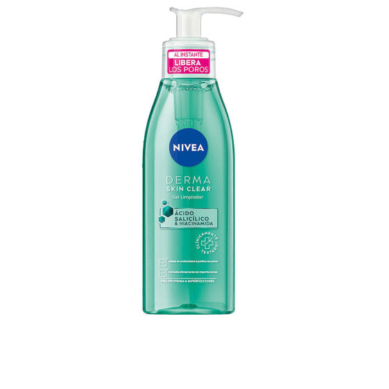 Гель для умывания DERMA SKIN CLEAR Nivea 150 мл.