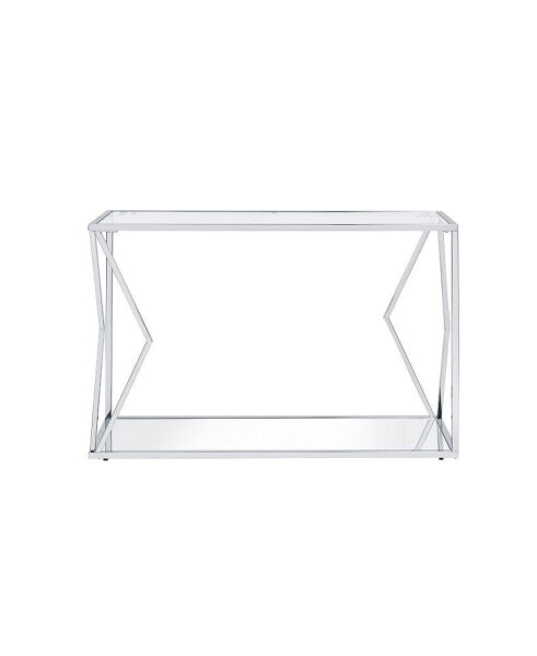 Стол для дома Simplie Fun virtue, стекло прозрачное & отделка хромом 83484, кухонный, стулья, табуретки
