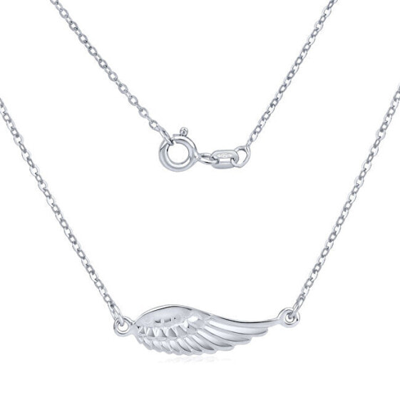 Silver necklace Angel wing SMJN13FC4ZT