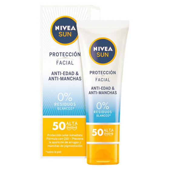 Nivea Sun Protection Facial Cream Spf50 Солнцезащитный крем против морщин и пигментных пятен 50 мл