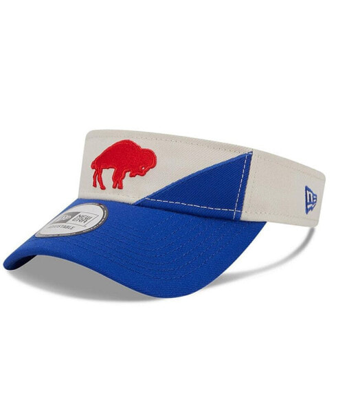 Men's Cream, Royal Buffalo Bills 2023 Sideline Historic Adjustable Visor