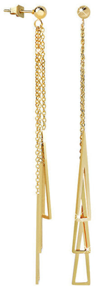 Luxury gold plated earrings