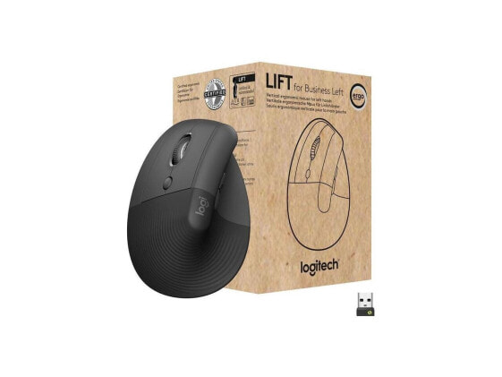 Logitech Lift Vertical Ergonomic Mouse for Business, Left - Vertical Mouse