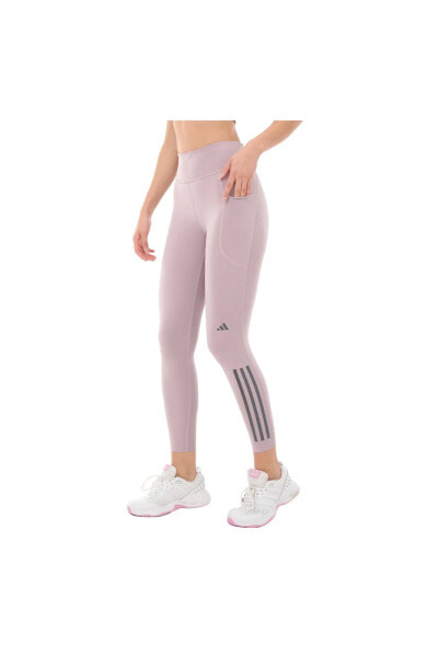 Леггинсы спортивные Adidas Dailyrun 3S 78 для женщин, фиолетовые