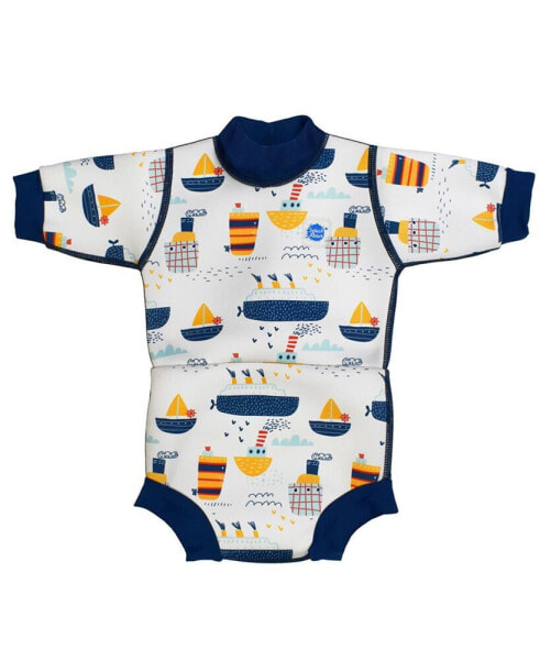 Baby Boys Happy Nappy Wetsuit with Swim Diaper