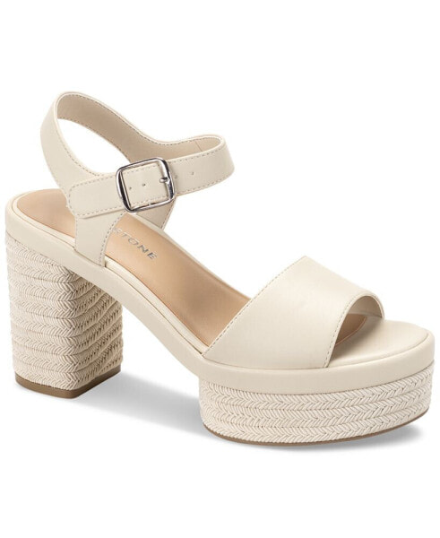 Women's Edisonn Block Heel Espadrille Platform Sandals, Created for Macy's