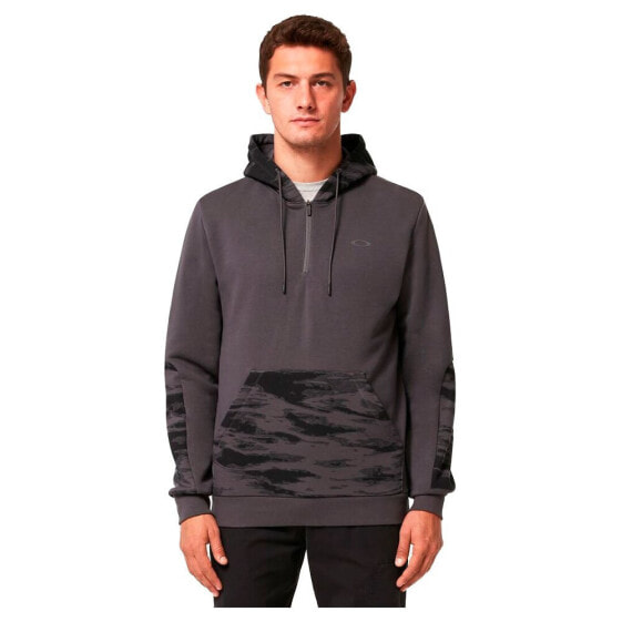 OAKLEY APPAREL Camo Patch 1/4 Zip hoodie