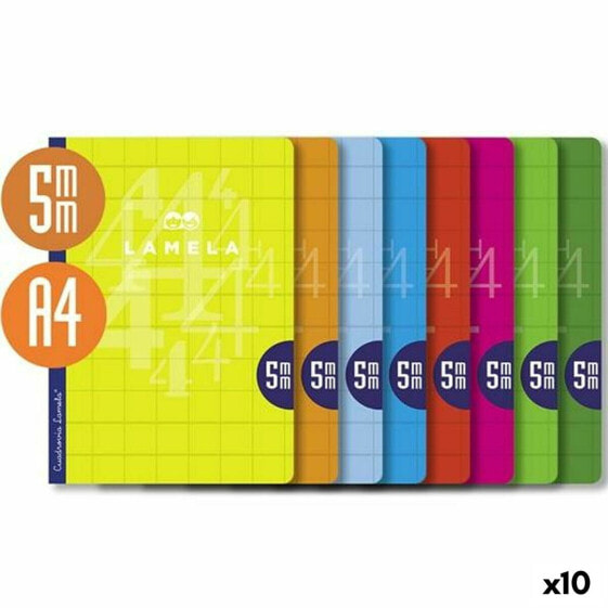 Ноутбук школьный Lamela Разноцветный A4 (10 штук)