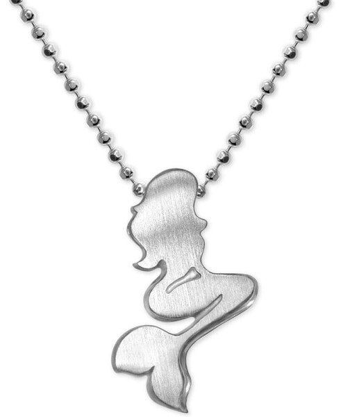 Mermaid Pendant Necklace in Sterling Silver