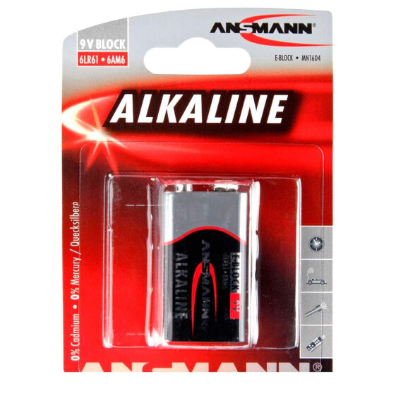 ANSMANN 1 9V Block Red-Line Batteries