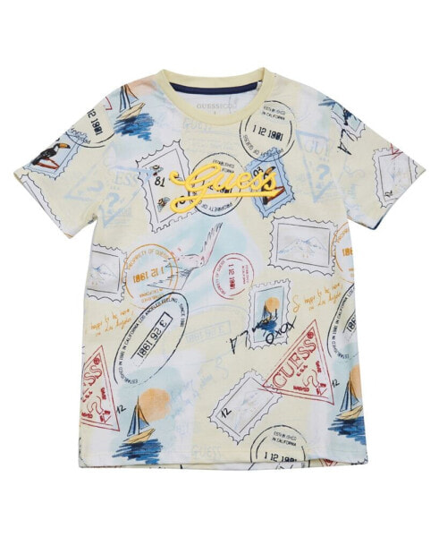 Big Boys Printed Short Sleeve T-shirt