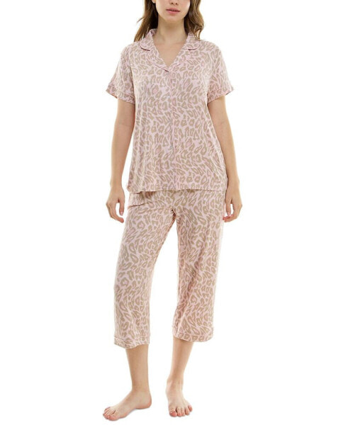 Пижама Roudelain Printed Capri Pajamas
