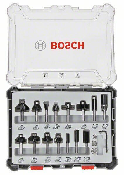 Bosch Cutter Set 15 шт. Ручка 8 мм