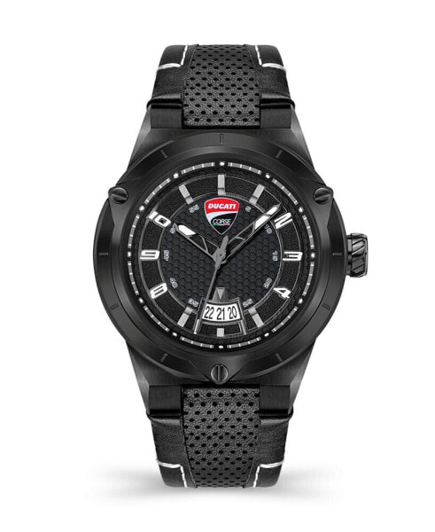 Часы Ducati Corse Leather 45mm Black