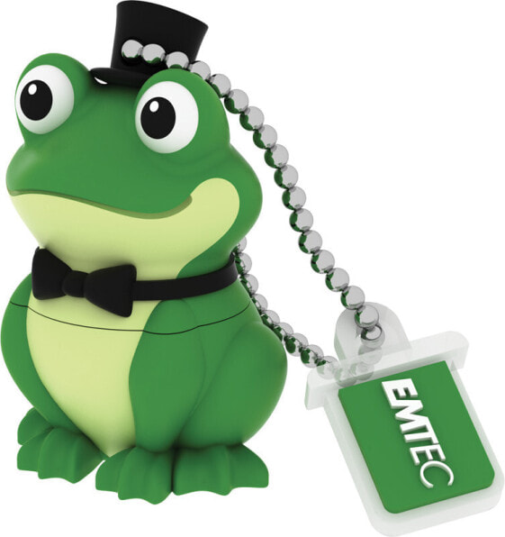 EMTEC M339 Crooner Frog - 16 GB - USB Type-A - 2.0 - 15 MB/s - Other - Black,Green