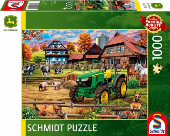 Schmidt Spiele Puzzle PQ 1000 JOHN DEERE Traktor 5050E G3