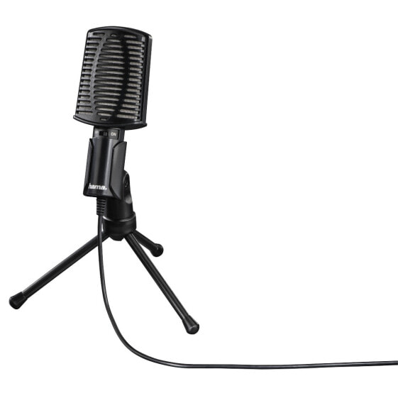 Hama MIC-USB Allround - 50 - 16000 Hz - 2200 ? - Unidirectional - Wired - USB - Black