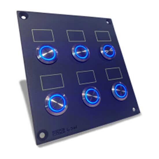 PROS 5 Switches+1 Push Button Mounted Plate