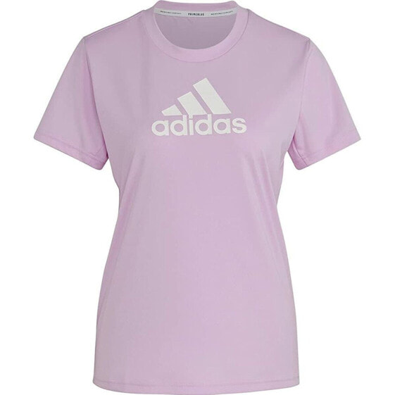 Women’s Short Sleeve T-Shirt Adidas Primeblue Plum