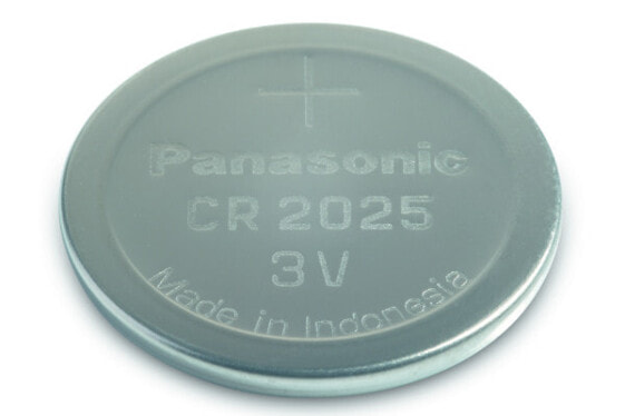 Одноразовая батарейка Panasonic CR2025 Lithium 3V 4шт 165mAh
