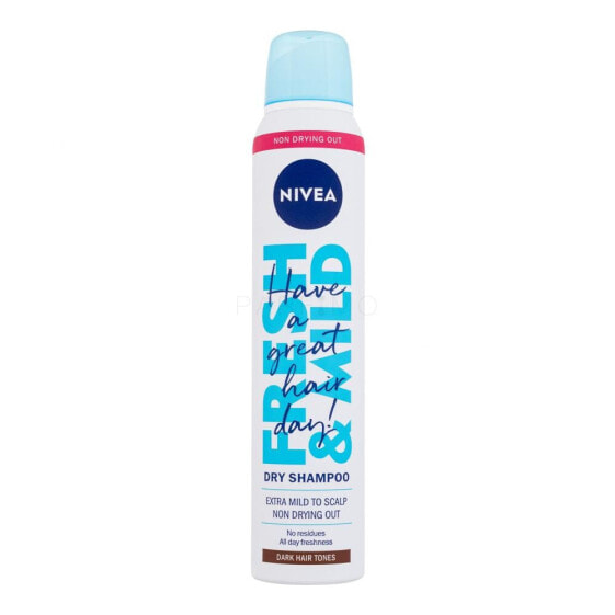 Nivea Fresh & Mild Dark Hair Tones 200 ml trockenshampoo für Frauen