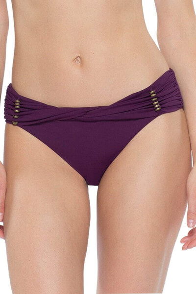 Becca by Rebecca Virtue Women's 236985 Hipster Bikini Bottom Swimwear Size M