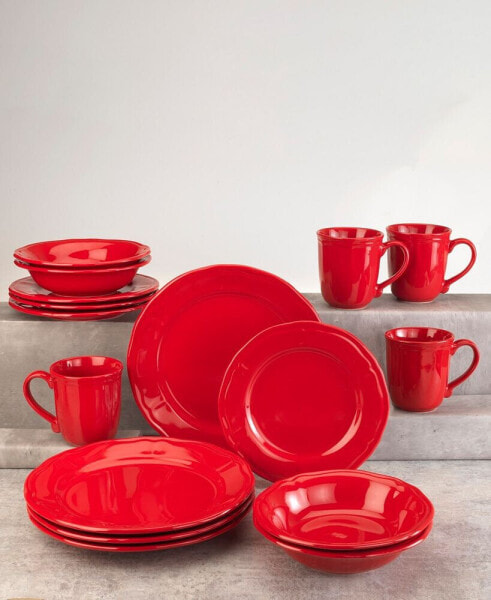 Siena 16 Piece Dinnerware Set, Service for 4