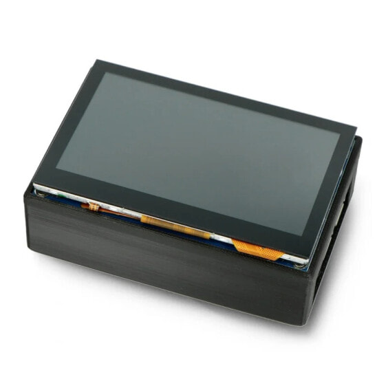 Capacitive touch screen LCD 4.3'' 800x480px DSI with a protective housing - for Raspberry Pi - Waveshare 18645