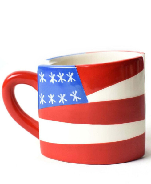 by Laura Johnson Flag Shaped Mug 16 oz