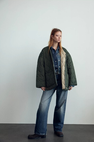 WATER-REPELLENT OVERSIZE PUFFER JACKET