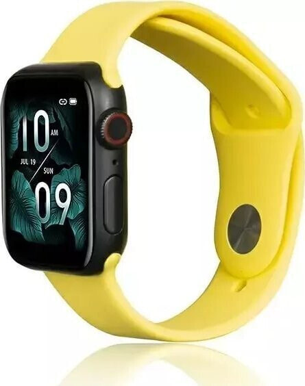 Pasek do smartwatcha Beline Silicone do Apple Watch 42/44/45/49mm żółty /yellow