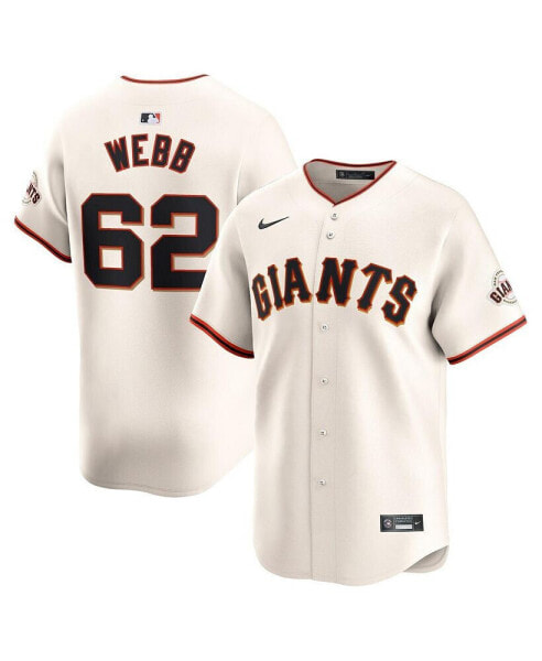 Men's Logan Webb Cream San Francisco Giants Home limited Player Jersey