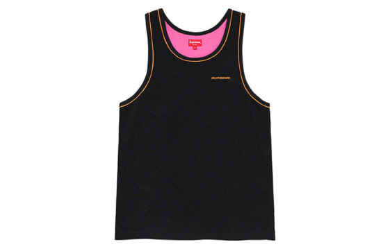 Supreme SS20 Week 19 Velour Tank Top Tee 无袖背后拼色背心 男女同款 / Велюровая футболка Supreme SS20 Week 19 Velour Tank Top Tee SUP-SS20-7520