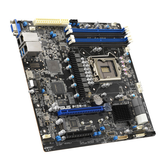 ASUS P12R-M - Intel - LGA 1200 - Intel® Pentium® - Intel Xeon E - DDR4-SDRAM - 128 GB - DIMM