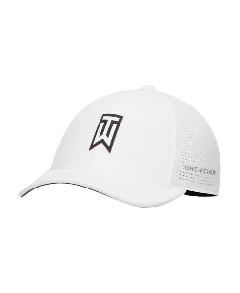 Men's White Tiger Woods Club Performance Flex Hat