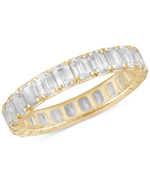 Certified Lab Grown Diamond Emerald-Cut Eternity Band (3 ct. t.w.) in 14k Gold