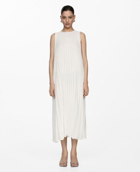 Women's Pleated A-Line Dress