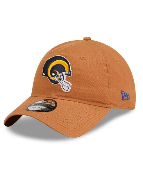 Men's Brown Los Angeles Rams Core Classic 2.0 9TWENTY Adjustable Hat