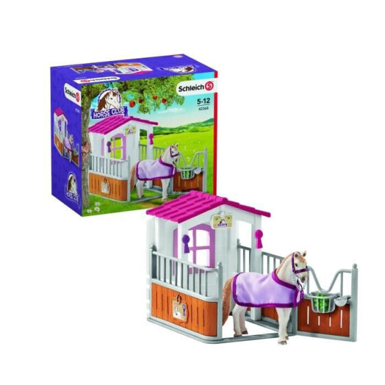 Игровой набор Schleich Figure 42368 Horse Box with Lausitzer Mare (Лошадка в ящике с кобылой Лаузитцкой)