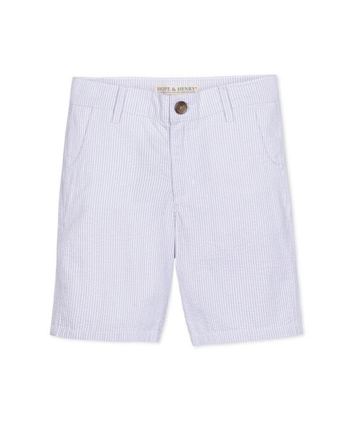 Toddler Boys Organic Seersucker Short