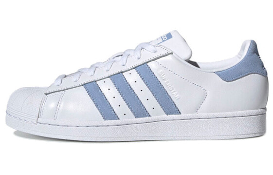 Кеды adidas originals Superstar бело-голубые