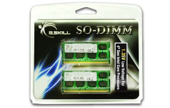 G.Skill 16GB DDR3-1600 - 16 GB - 2 x 8 GB - DDR3 - 1600 MHz - 204-pin SO-DIMM