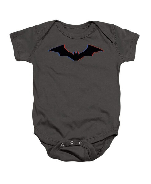 Baby Girls The Baby Tri Color Bat Silhouette Snapsuit