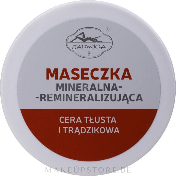 Gesichtsmaske für fettige und zu Akne neigende Haut mit Mineralien - Jadwiga Mineral Face Mask 100 ml