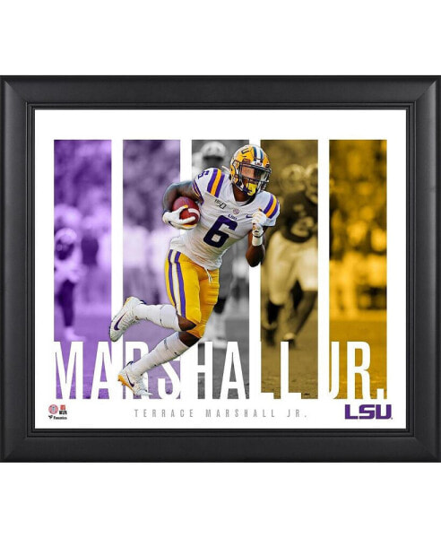 Terrace Marshall Jr. LSU Tigers Framed 15" x 17" Player Panel Collage
