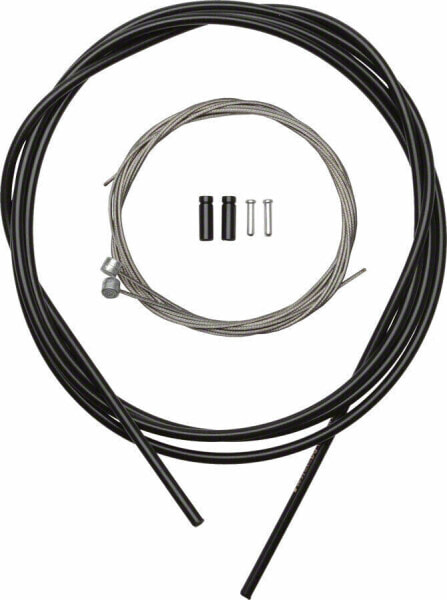 Shimano MTB Stainless Brake Cable and Housing Set, Black